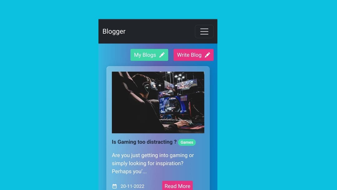 Blogger - Fullstack blog application